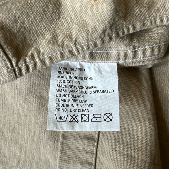 Timberland button up shirt canvas beige XL - Picture 13 of 13